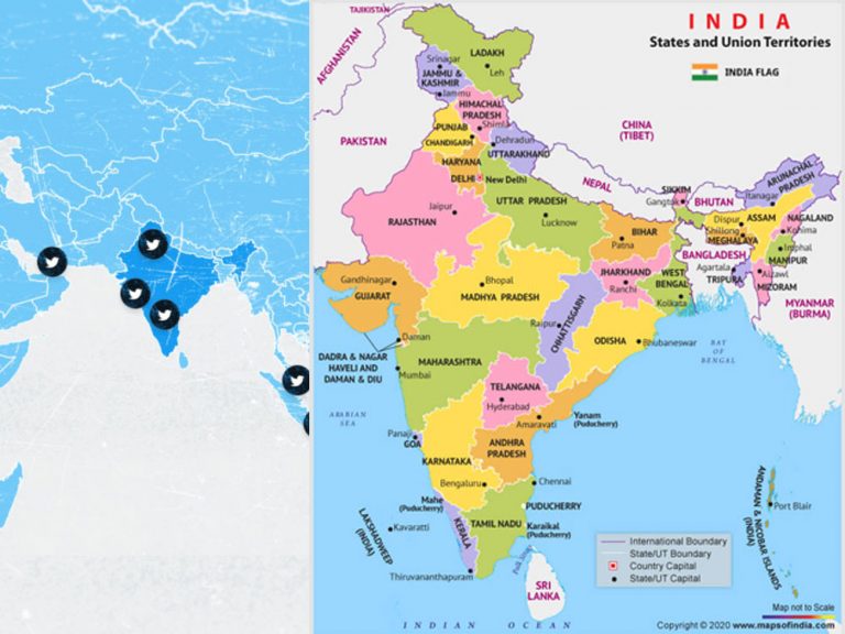 Twitter shows a distorted map of India on its website yet again, has been a repeat offender