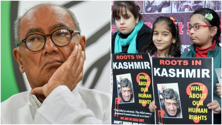 Digvijaya Singh lies to Pakistani journalists that Kashmiri Pandits benefited from reservation policies historically: Here is the truth