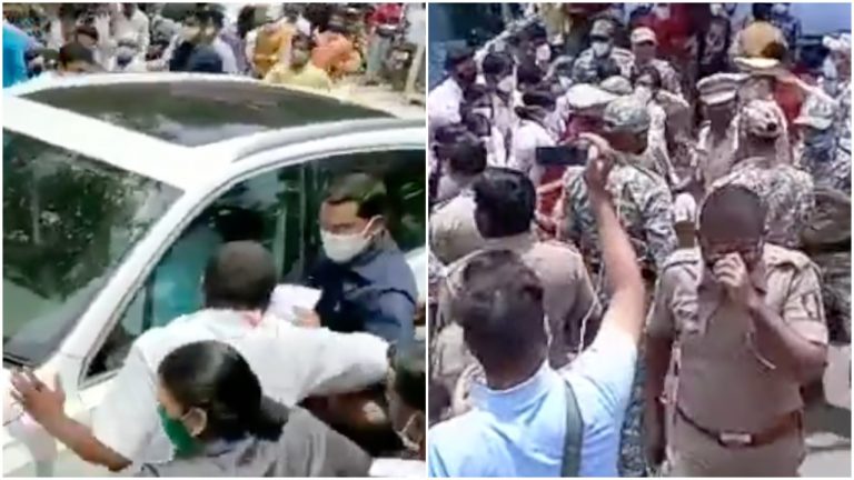 Watch: Maharashtra police lathi-charge protesting ASHA workers for stopping the car of Deputy CM Ajit Pawar in Osmanabad