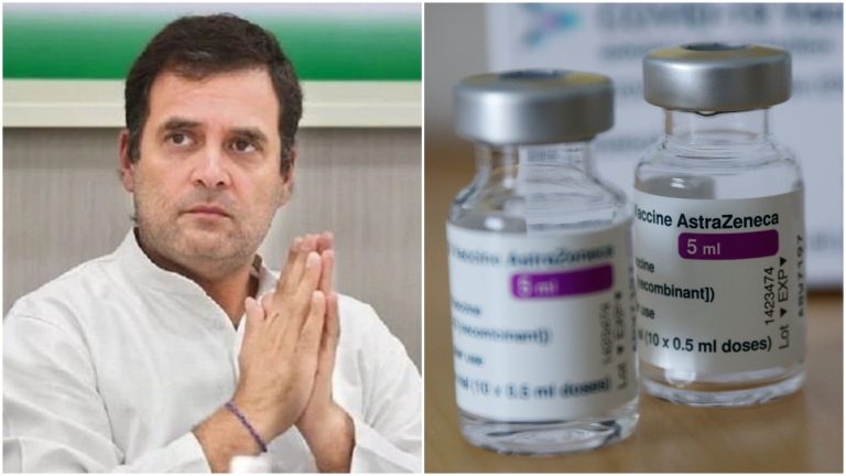 Days after Rahul Gandhi foul mouths Modi govt over increased dose gap for Covishield, AstraZeneca chief investigator backs the decision