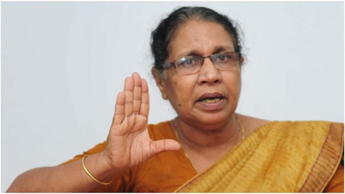 Kerala women's commission chief asks victim to suffer as she had not filed a police complaint