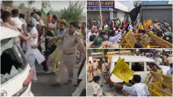 Farmers attack car of BJP leader in Haryana