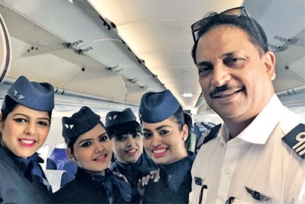 'A flight to remember': When BJP MP Rajiv Pratap Rudy piloting his flight to Chennai, with many colleagues, including DMK MP Dayanidhi Maran