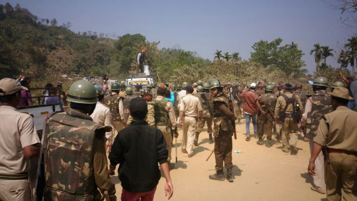 Six Assam police personnel die in firing over Assam-Mizoram border conflict