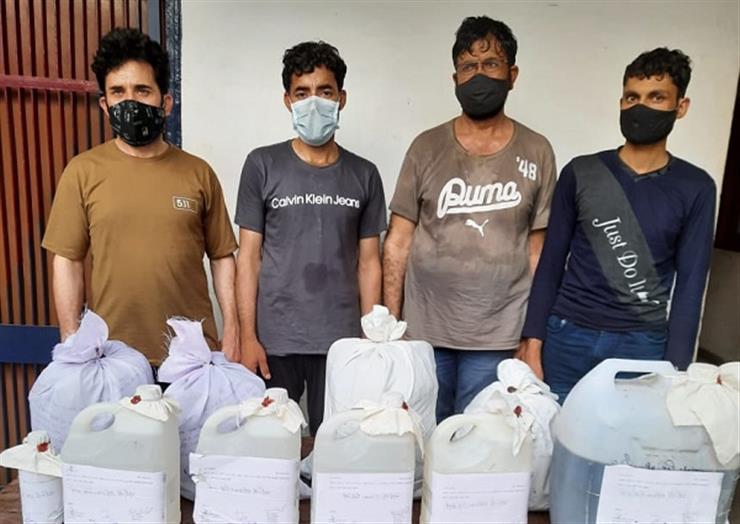 Delhi: 4 Afghan nationals arrested for running heroin manufacturing unit at Sainik Farms