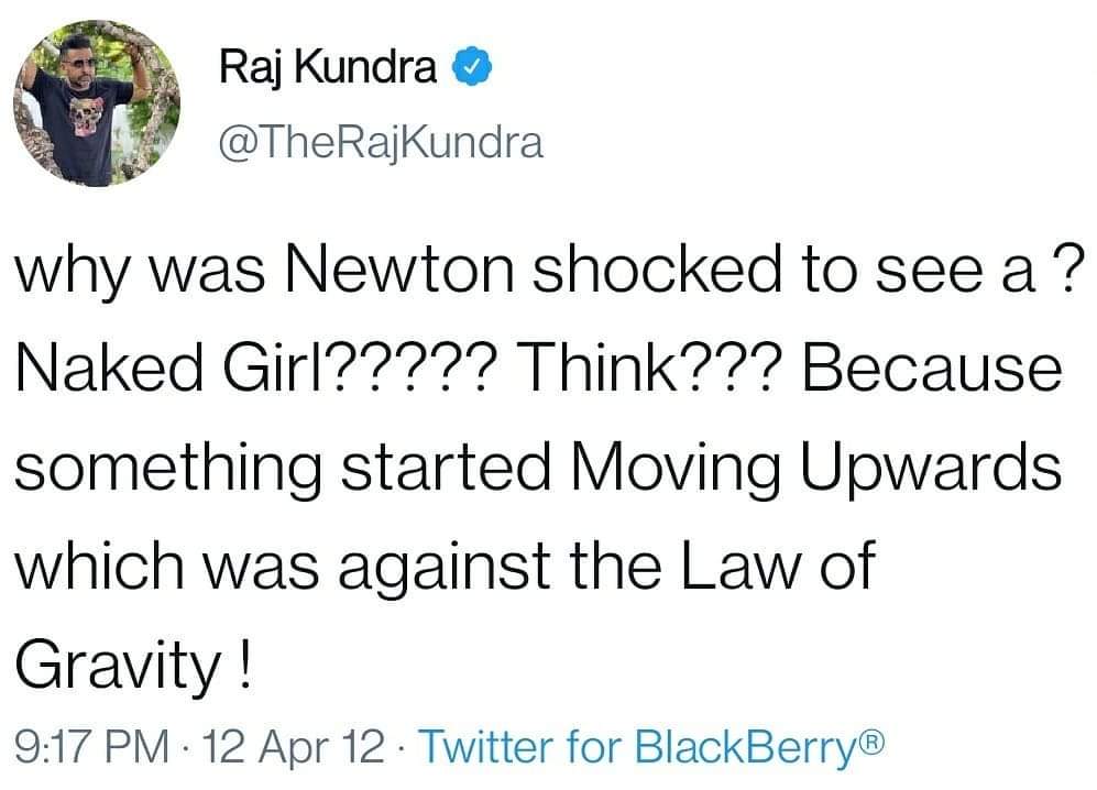 Raj Kundra old tweet