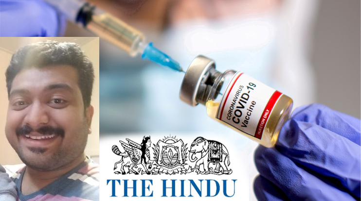 The Hindu journalist offers bizarre justification after their February prediction on vaccination proved to be wrong