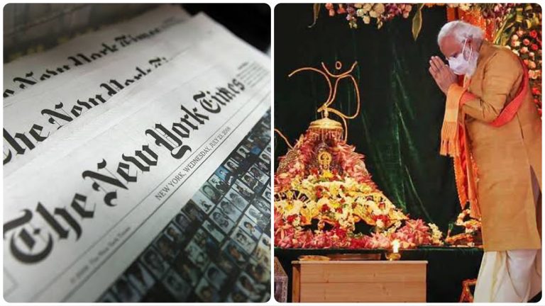 Here are 14 articles published by the New York Times from the last 10 years that reaffirm its anti-Modi and anti-Hindu bias