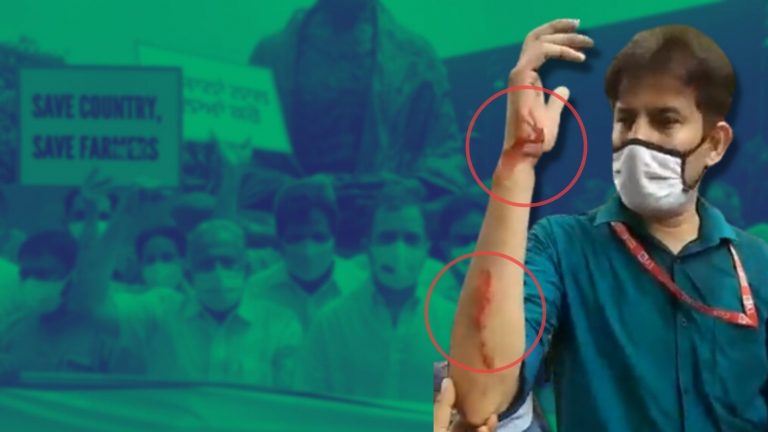 Journalist attacked by alleged ‘farmers’ at the protest site, sustains injuries on being hit by a stick: Details