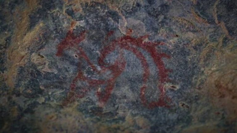 Palaeolithic cave paintings found near Delhi in the Aravalli ranges in Haryana, experts say could be among the oldest