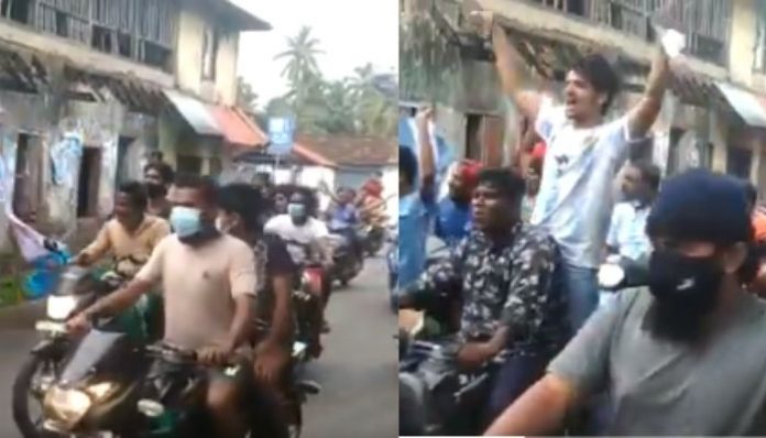 Keralites violate Covid-19 rules to celebrate Argentina's win in Copa America