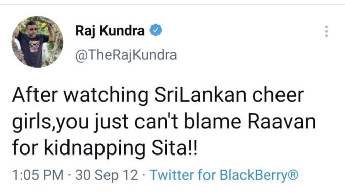Raj Kundra old tweet