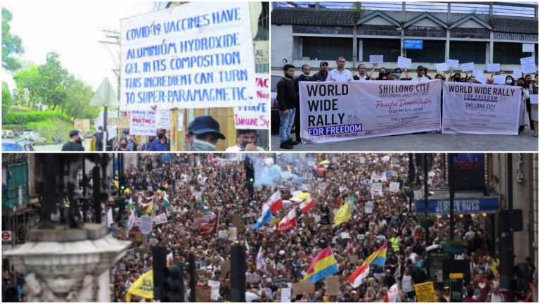 NGO calls for protests in multiple cities across India against anti-Covid measures, similar protests being carried out across the world