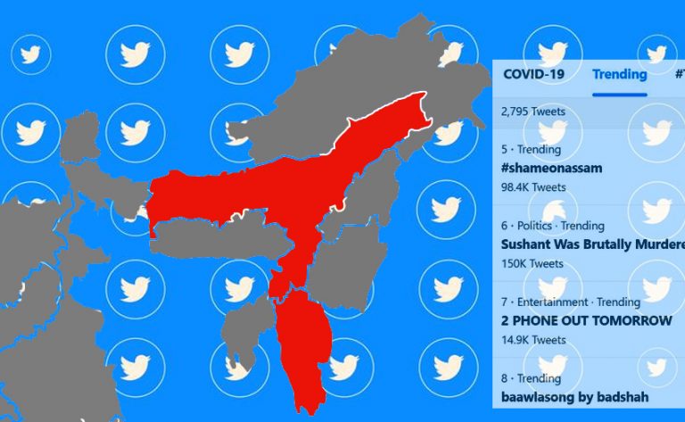 Amidst the ongoing Assam-Mizoram border conflict, bots mostly from the USA trend #ShameOnAssam on Twitter