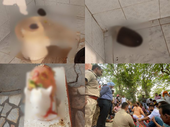 Shivlinga Vandalized