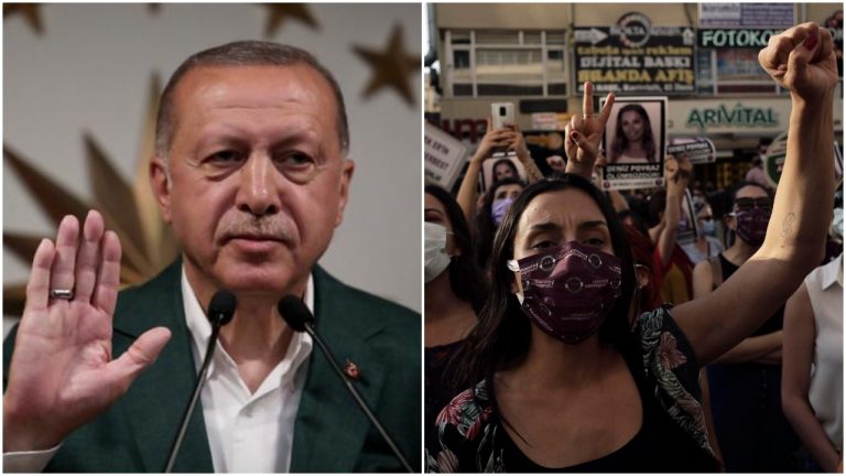 As Islamism grows, Turkey pulls out of treaty that aimed to prevent violence against women because it ‘promotes divorce’, women protest