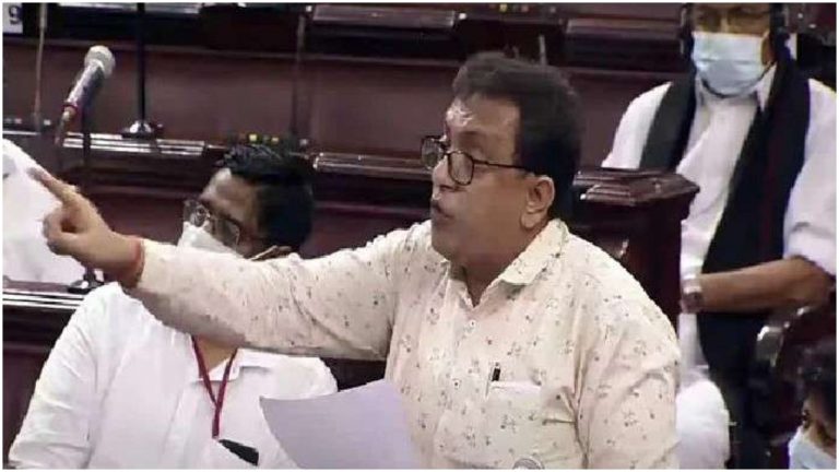 TMC MP Santanu Sen suspended from Rajya Sabha for the Monsoon Session, had snatched and torn IT Minister’s statement