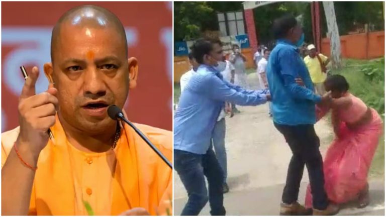 UP CM Yogi Adityanath suspends all cops of Lakhimpur police station after woman worker of Samajwadi party was harassed at nomination venue