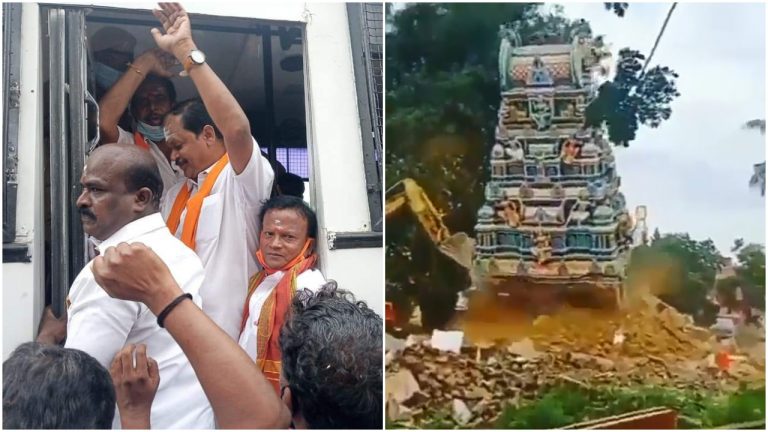 Tamil Nadu: Hindu activist and Indu Makkal Katchi Chief Arjun Sampath arrested for protesting against destruction of temples in Coimbatore