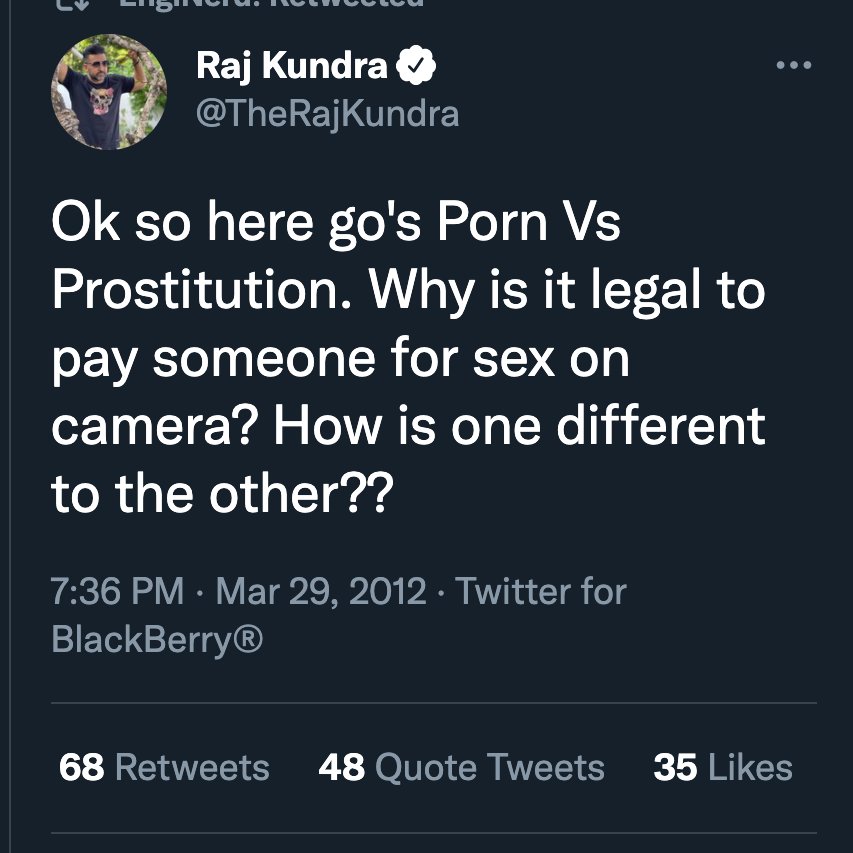 Raj Kundra old tweet