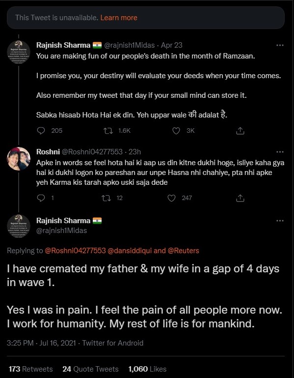 Danish Siddiqui censored by Twitter