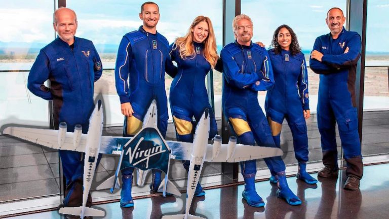 Richard Branson beats Jeff Bezos to become the first billionaire to ride their own rocket to space