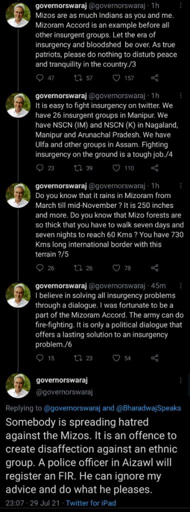 Governor Swaraj vs True Indology
