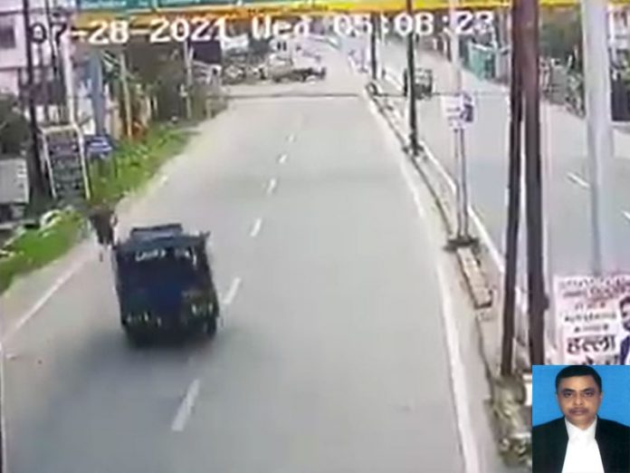 CCT footage of Judge's 'road accident' raises suspicion of Intentional hit and run