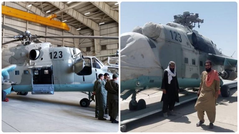 Taliban seizes Mi-35 attack helicopter gifted by India to Afghan forces after they capture the Kunduz airport and local army headquarters