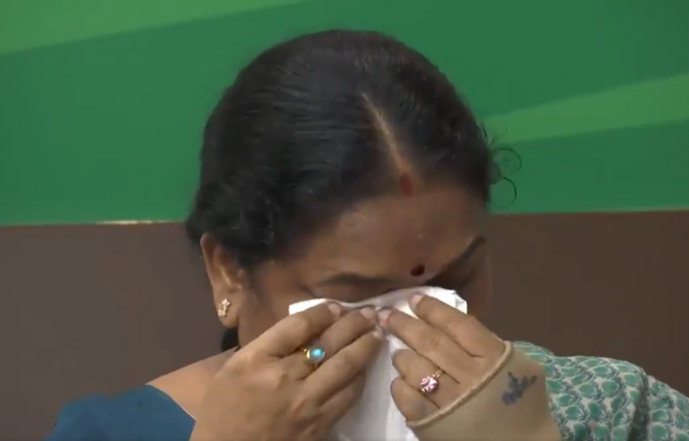 Congress MPs who were seen attacking marshals in Rajya Sabha cry before media, claim they were injured too
