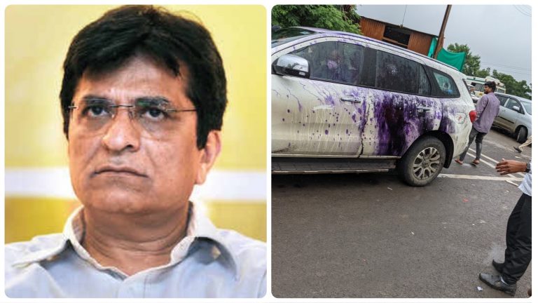 Convoy of BJP leader Kirit Somaiya targeted in Maharashtra, he accuses Shiv Sena goons of attacking him: Details
