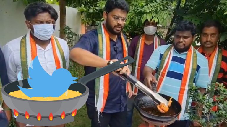 Andhra Pradesh Congress suspends party leader for frying “Twitter bird” in public, says he tarnished image of the party