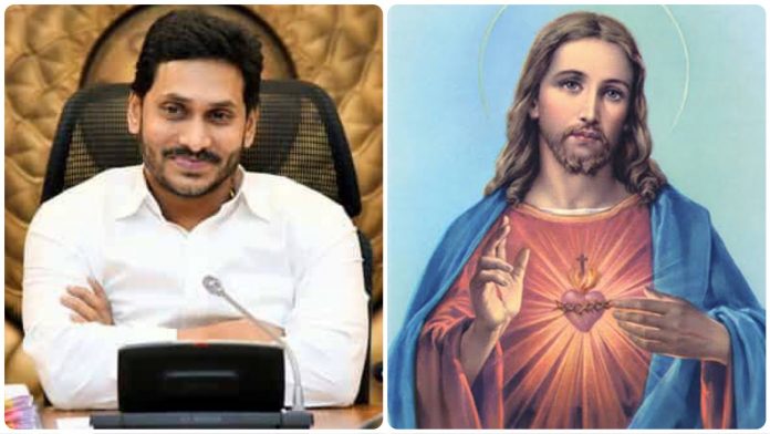 Andhra Pradesh CM YS Jagan Mohan Reddy likened to Jesus Christ