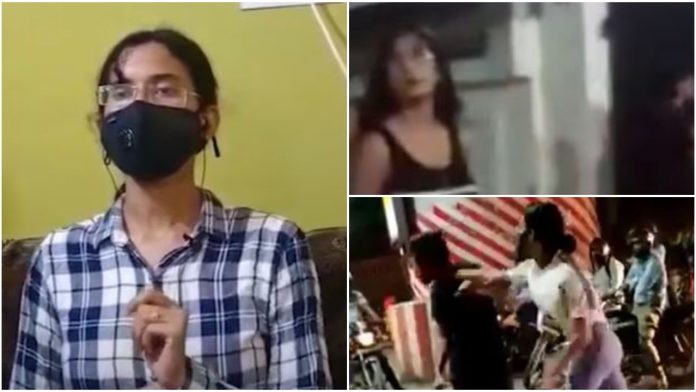 Lucknow girl seen fighting with neighbours over wall paint colour, claiming black colour will attract 'international drones'
