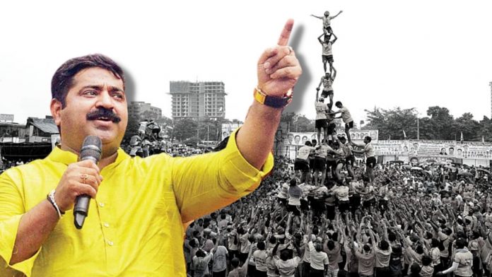 BJP leader Ram Kadam lambasts MVA govt for stopping Dahi Handi celebrations on Janmashtami