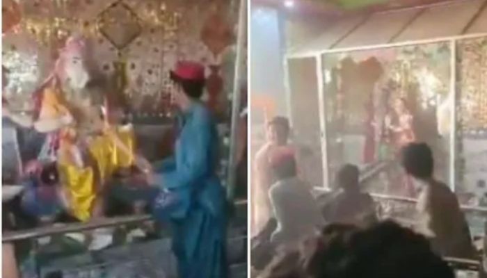 Pakistan temple attack: President of 22 party alliance says majority has right to slaughter cows outside temples, refuses to condemn violence