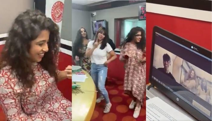 RJ Malishka Mendonsa of Red FM dances for Olympic Gold Medalist Neeraj Chopra, asks him for ‘jhappi’, Netizens fume