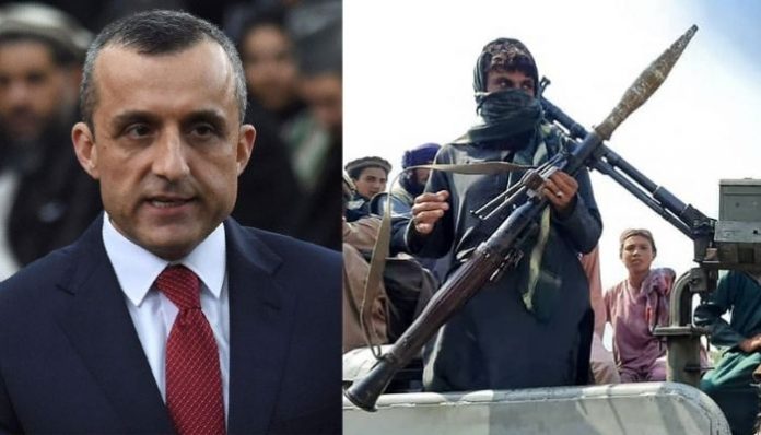 Afghan President Amrullah Saleh warns Taliban against amassing forces in Panjshir valley