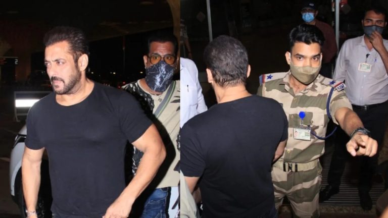 Watch: Young CISF officer stops Salman Khan at Mumbai Airport, asks him to complete mandatory security check first, Netizens hail ‘real hero’