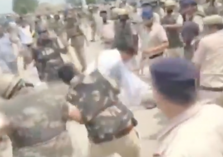 Haryana: Police lathi-charge rampaging protesters in Karnal, farmers call for closure of all highways
