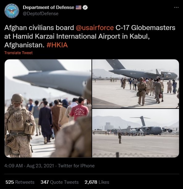 C-17 Globemaster aircraft
