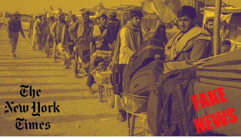 New York Times lies about Indian govt’s visa policy towards Afghan nationals, makes false claims of religious criteria