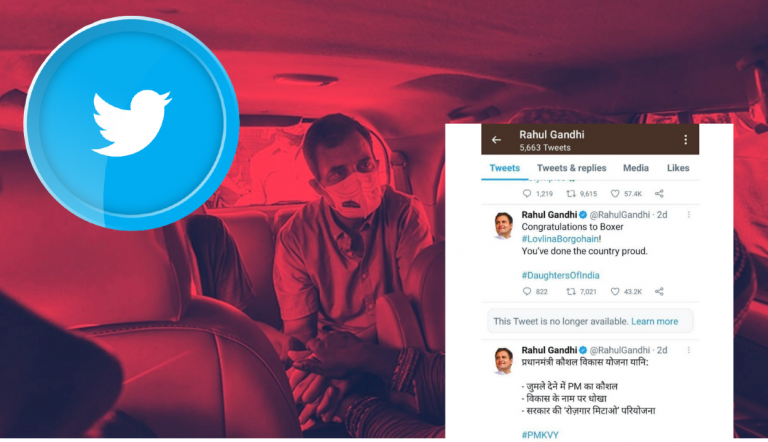 Twitter removes Rahul Gandhi’s tweet where he disclosed the identity of the parents of the rape victim in Delhi