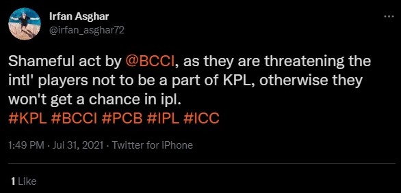 BCCI vs Kashmir Premier League