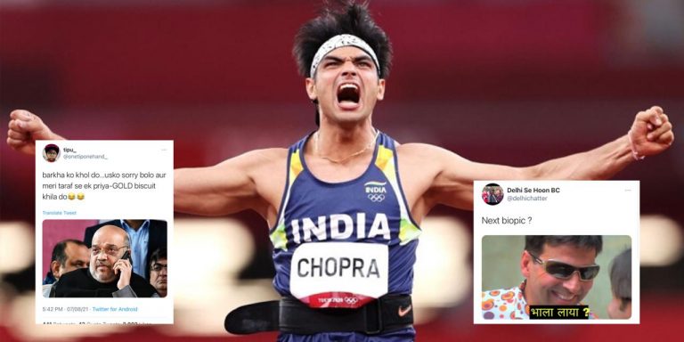 Neeraj Chopra’s historic Gold medal at Tokyo Olympics triggers a meme fest on Twitter