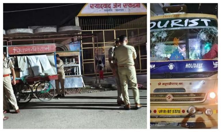 Communal tension as chicken biryani sold under banner of ‘Jain Shikanji’ outside temple in UP, mob attacks Jain pilgrims who objected