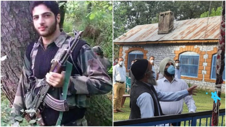 Watch: Muzaffar Wani, father of Hizbul Mujahideen terrorist Burhan Wani, unfurls national flag in Jammu and Kashmir’s Tral