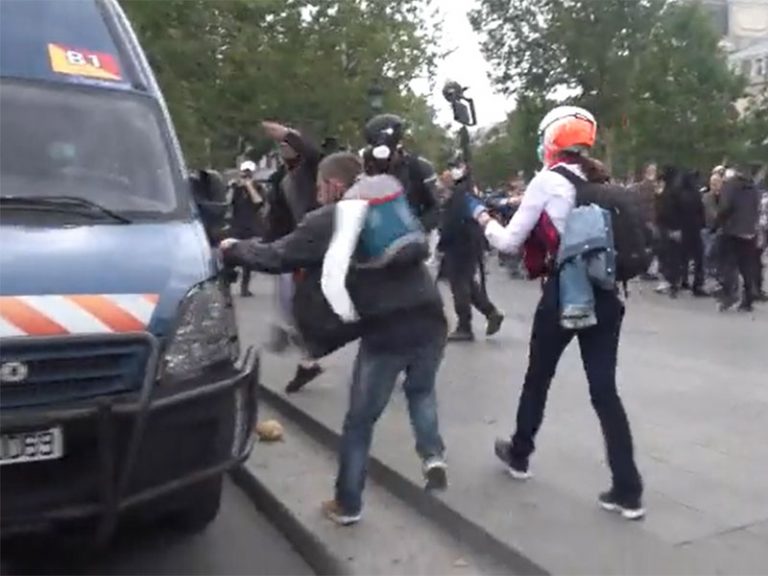France: Huge crowds get on the streets to protest Macron’s Covid restrictions, Police use tear gas and water cannons to control protesters