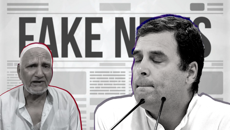 Congress takes off where Alt News left: Rahul Gandhi peddles fake ‘hate crime’ to further ‘Dara Hua Musalman’ narrative