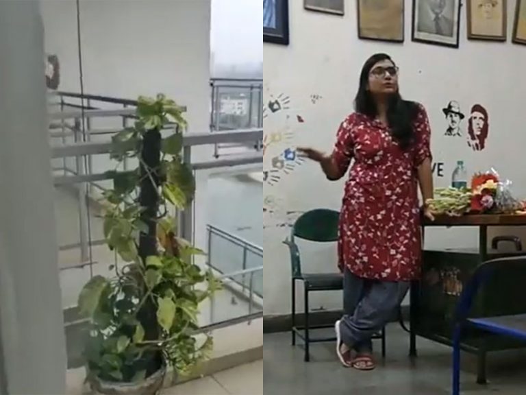 Haryana: Residents of Gurugram society file complaint against JNU prof’s husband for raising anti-India slogans